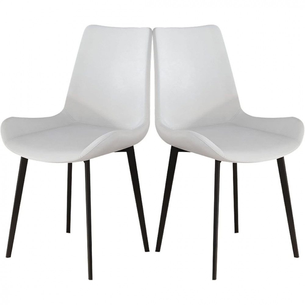 SILLA GABI FIJA EN COLOR BLANCO