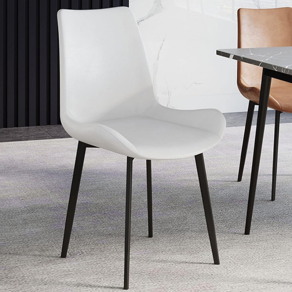 SILLA GABI FIJA EN COLOR BLANCO