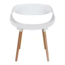 SILLA MERCY FIJA EN COLOR BLANCO