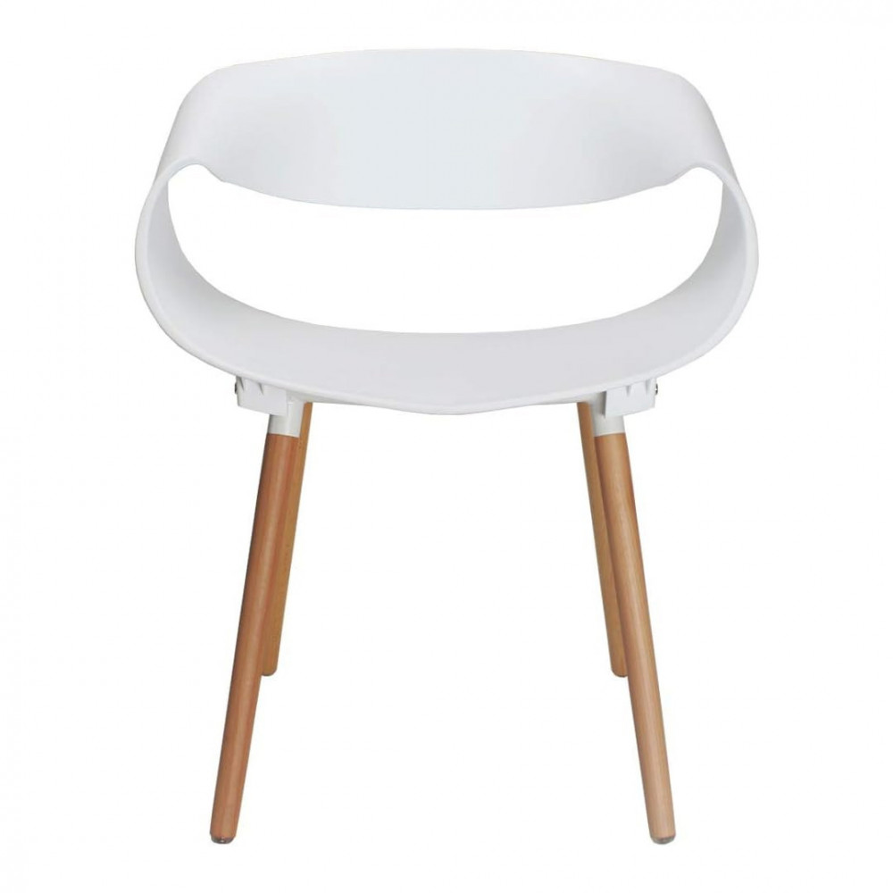 SILLA MERCY FIJA EN COLOR BLANCO