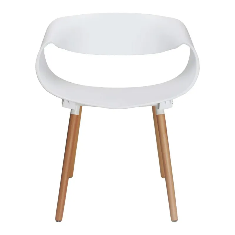 SILLA MERCY FIJA EN COLOR BLANCO