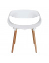 SILLA MERCY FIJA EN COLOR BLANCO