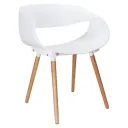 SILLA MERCY FIJA EN COLOR BLANCO
