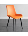 SILLA GABI FIJA EN COLOR NARANJA