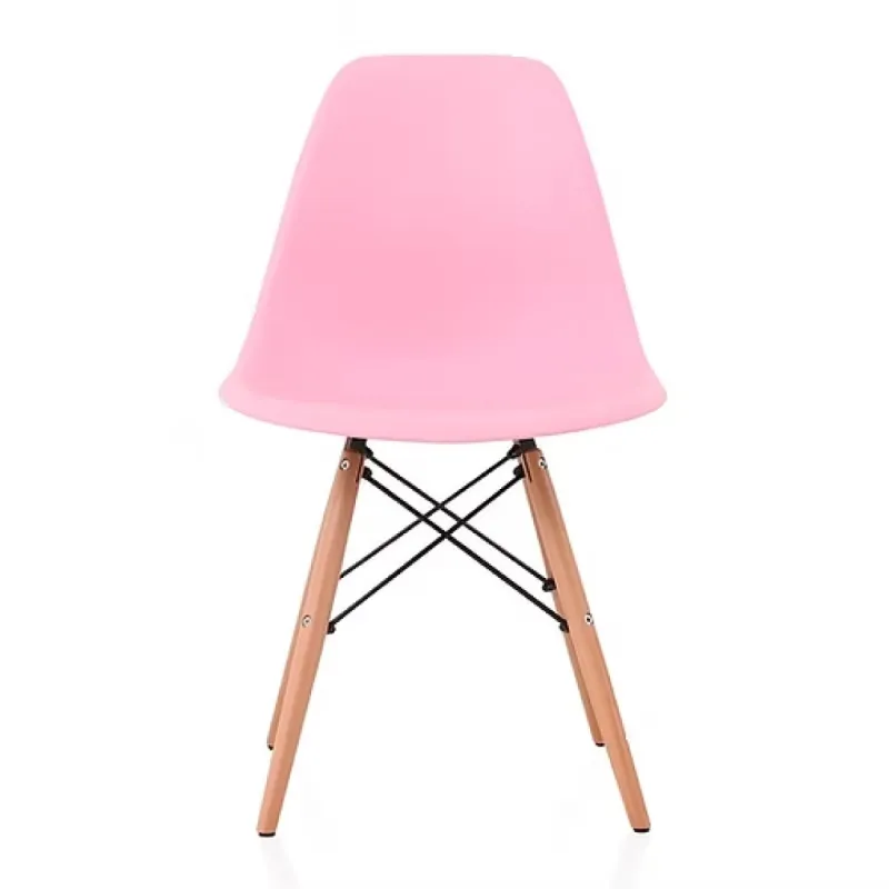 SILLA VISITA EAMES SLIM COLOR ROSADO