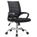 SILLA BONNIE EN TELA NEGRA