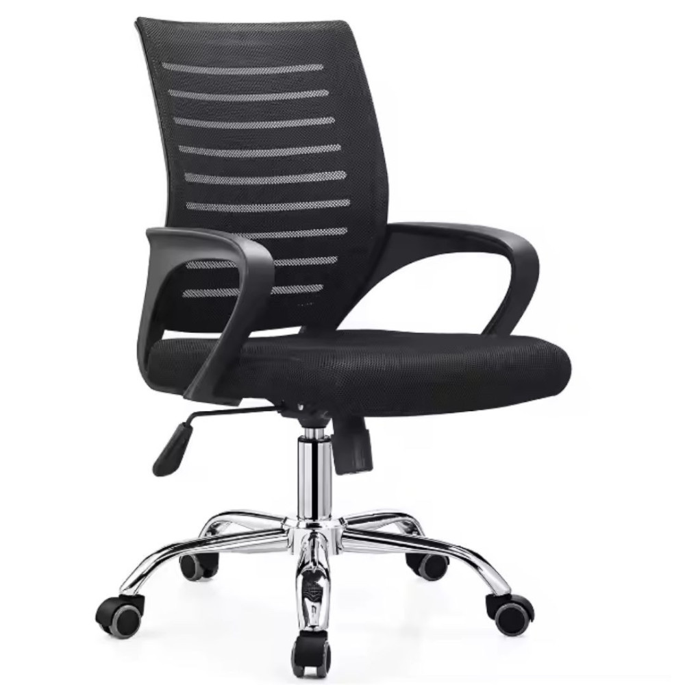 SILLA BONNIE EN TELA NEGRA