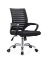 SILLA BONNIE EN TELA NEGRA