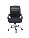 SILLA BONNIE EN TELA NEGRA