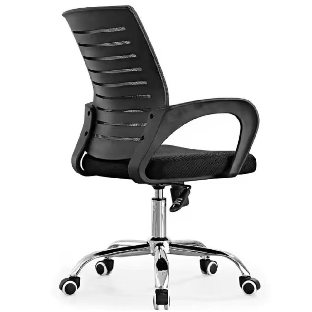 SILLA BONNIE EN TELA NEGRA