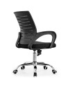 SILLA BONNIE EN TELA NEGRA