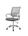 SILLA ALBA TELA GRIS
