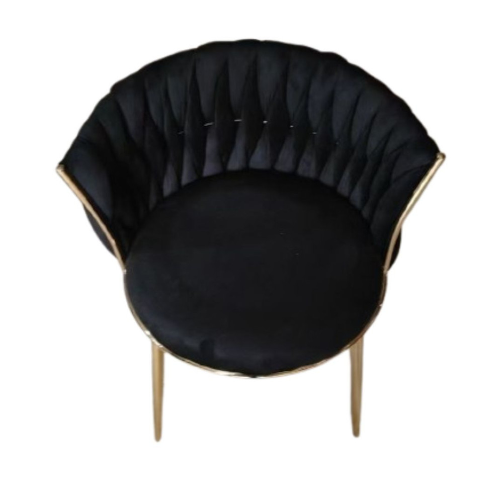 SILLA FIJA ESTEFANO NEGRO