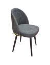 SILLA RYAN EN COLOR GRIS OSCURO