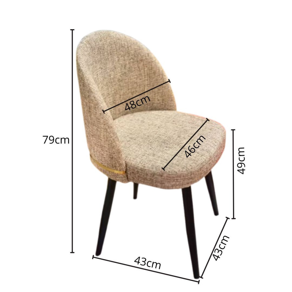 SILLA RYAN EN COLOR BEIGE