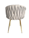 SILLA ESTEFANO TELA VELVET  GRIS