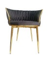 SILLA FIJA ESTEFANO NEGRO
