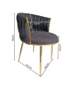 SILLA FIJA ESTEFANO NEGRO