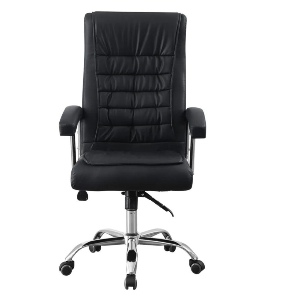 SILLON GERENCIAL ARABIA EN  CUERINA NEGRA