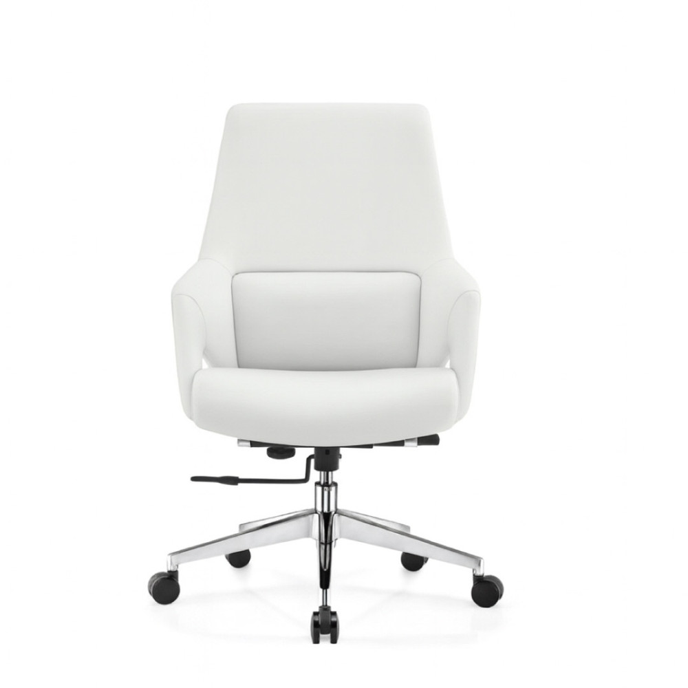 SILLA OFICINA CHAISE BAJO COLOR BLANCO