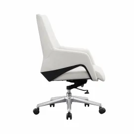 SILLA OFICINA CHAISE BAJO COLOR BLANCO 2