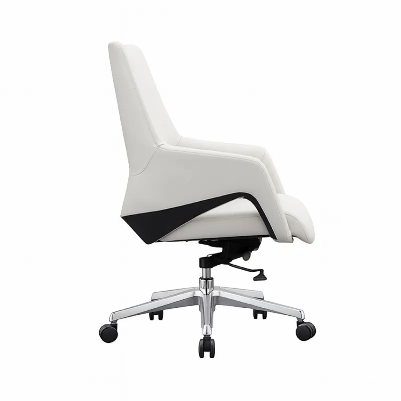 SILLA OFICINA CHAISE BAJO COLOR BLANCO