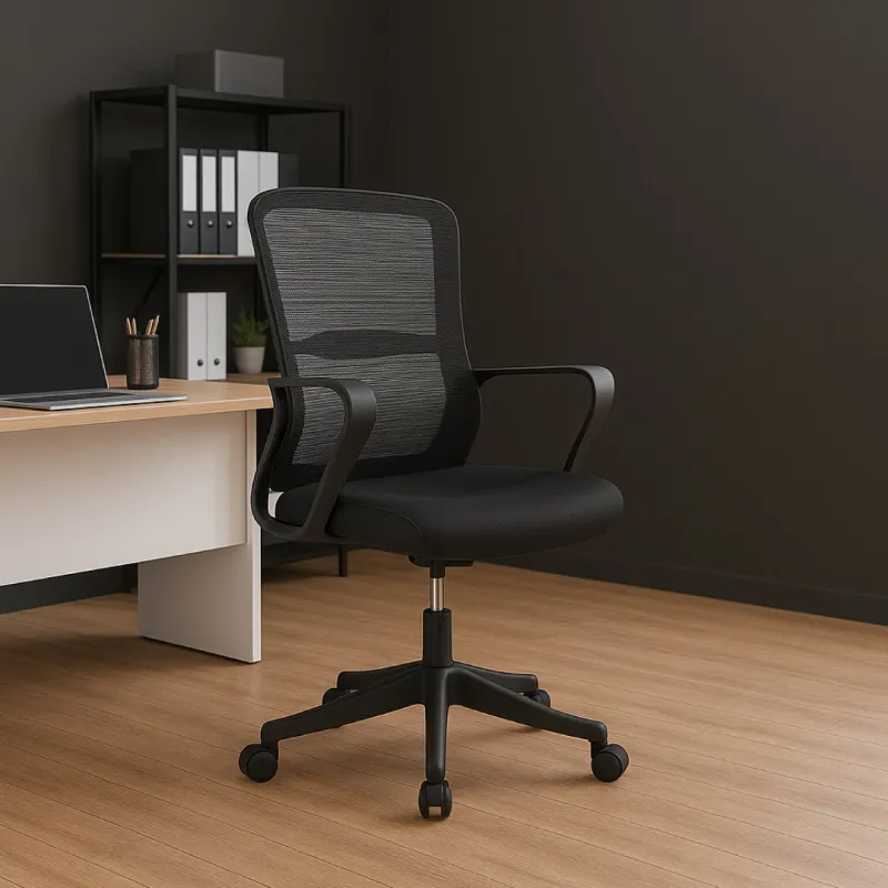 SILLA OFICINA VALENTINA COLOR NEGRO