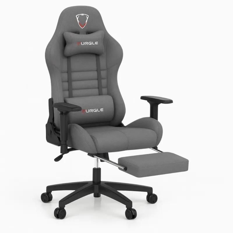 SILLA GAMING FURGLE COLOR GRIS CLARO