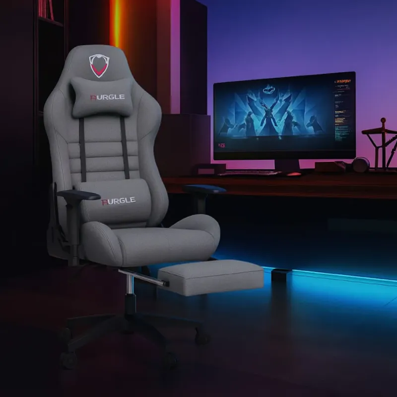 SILLA GAMING FURGLE COLOR GRIS CLARO