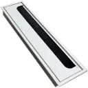 PASACABLE RECTANGULAR COLOR SILVER 280*80MLM