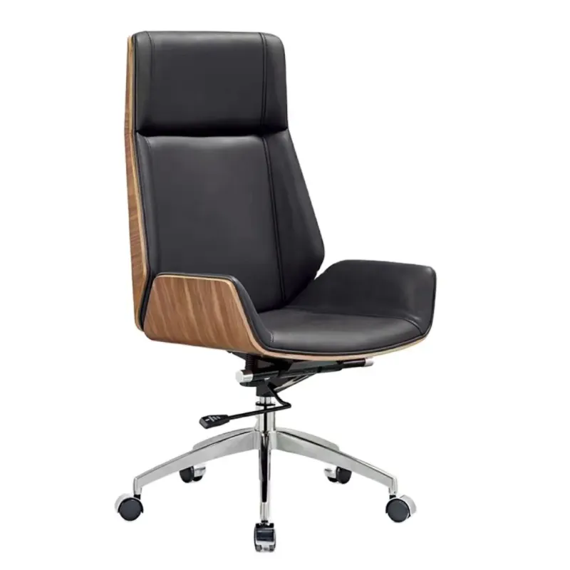 SILLON  MONACO ALTO EN NEGRO CON ESPALDAR CAFE