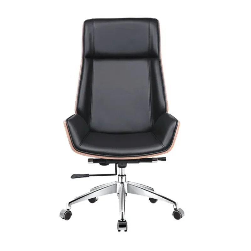 SILLON  MONACO ALTO EN NEGRO CON ESPALDAR CAFE