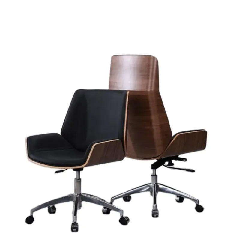 SILLON  MONACO ALTO EN NEGRO CON ESPALDAR CAFE