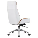 SILLON MONACO ALTO EN  NARANJA CON ESPALDAR BLANCO