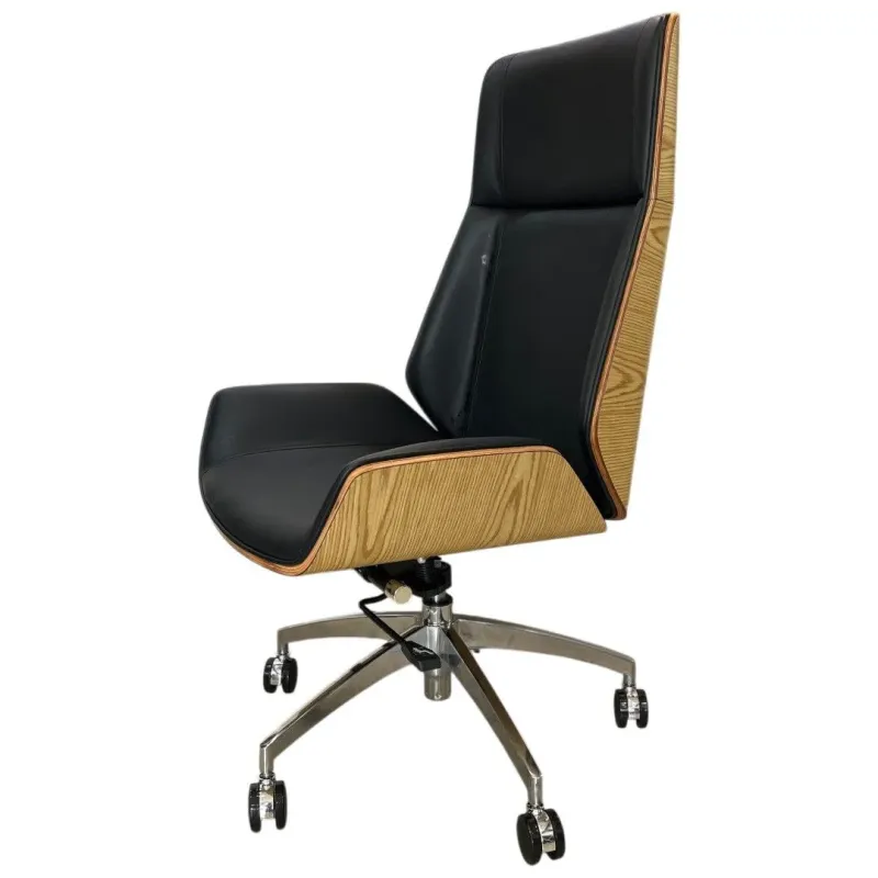 SILLON MONACO ALTO EN TAPIZ DE CUERINA NEGRA CON ESPALDAR DUNA