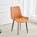 SILLA GABI FIJA EN COLOR NARANJA