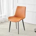 SILLA GABI FIJA EN COLOR NARANJA