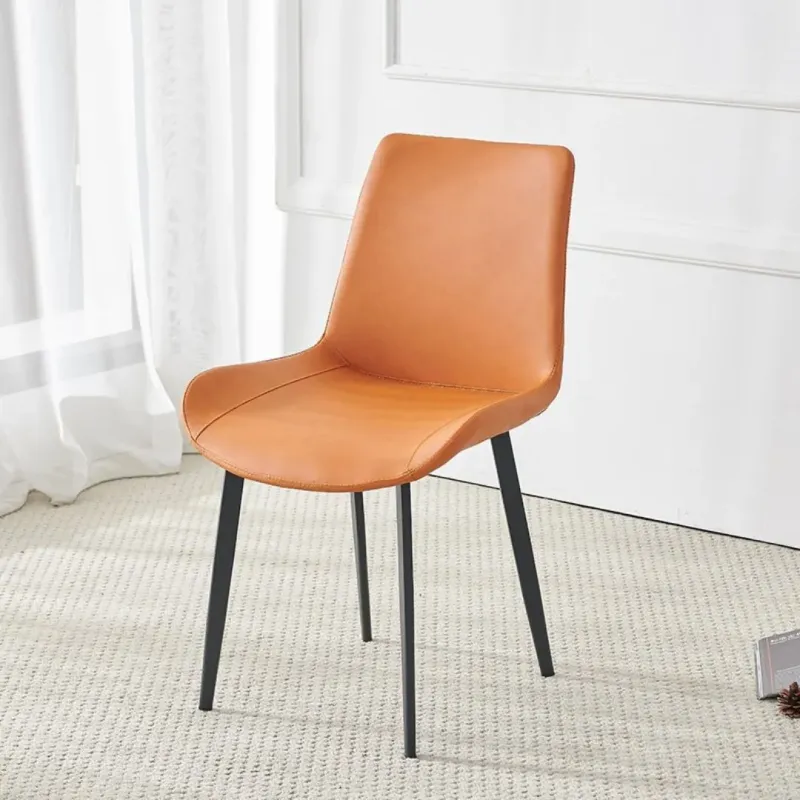 SILLA GABI FIJA EN COLOR NARANJA