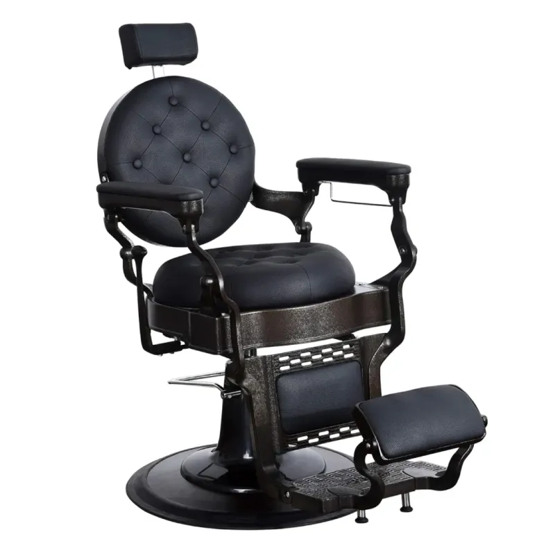 SILLA PELUQUERO PALACE COLOR NEGRO
