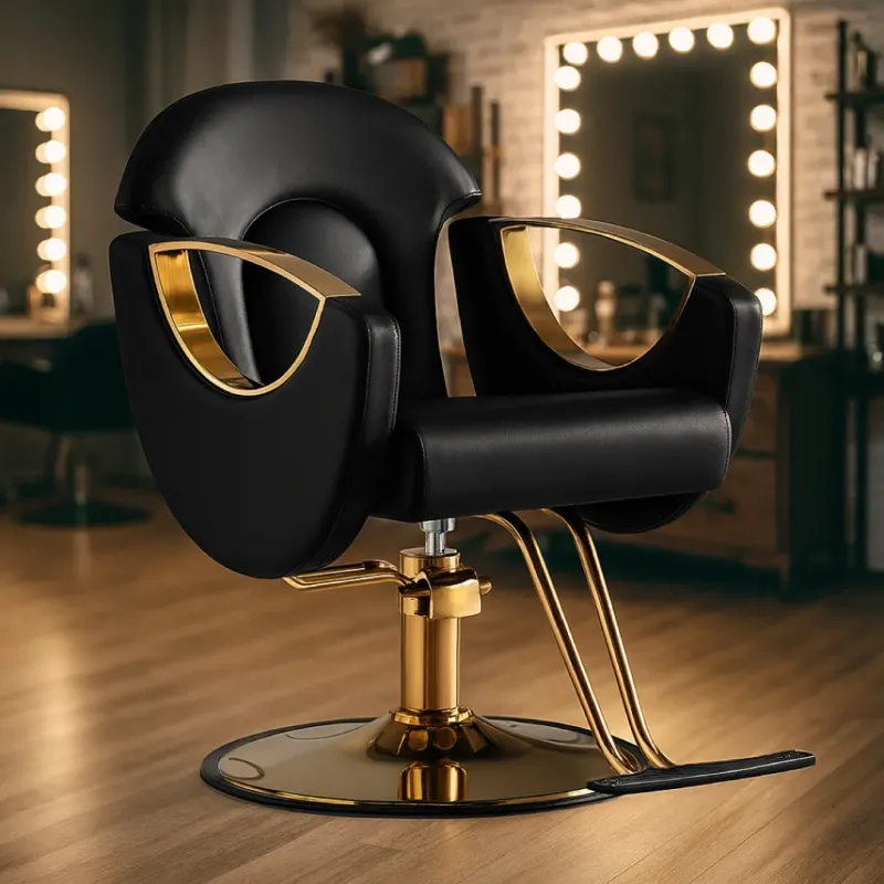SILLON PELUQUERO NAYELI NEGRO
