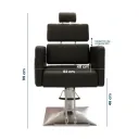 SILLON BARBERO NORMA COLOR NEGRO