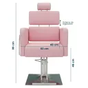 SILLON BARBERO NORMA COLOR ROSADO