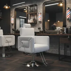 SILLON BARBERO NORMA COLOR BLANCO
