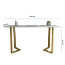 MESA CON ESTRUCTURA TRIANGULAR