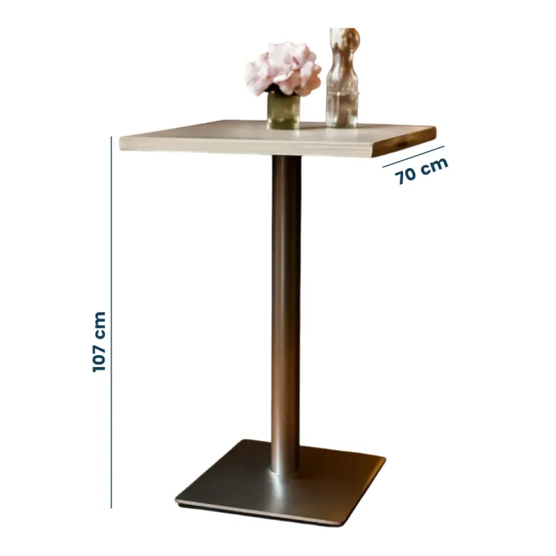 MESA BAR CON ESTRUCTURA N/C