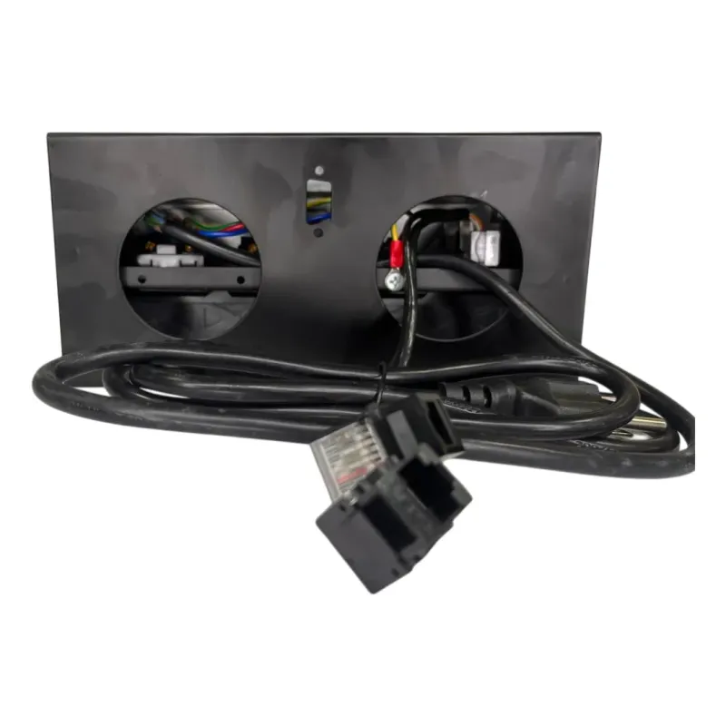 TOMA CORRIENTE TIPO PUSH RG45 COLOR GRIS