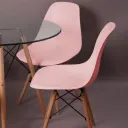 SILLA VISITA EAMES SLIM COLOR ROSADO