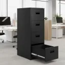 ARCHIVADOR METALICO FELIX 4 GAVETAS NEGRO