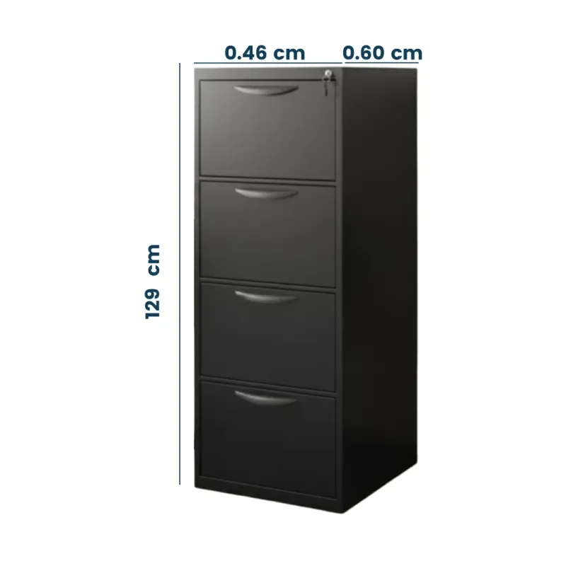 ARCHIVADOR METALICO VERTICAL 4 GAVETAS
