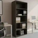 BIBLIOTECA MADERA BILBAO ABIERTA 80CM